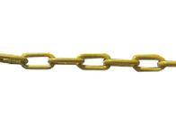 500KN court-circuitent les chaînes de levage industrielles avec la peinture jaune/fouetter le maillon de chaîne