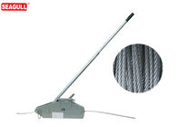 Câble métallique de treuil/de main de 5 tonnes tirant la grue avec le corps en aluminium
