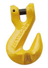 Le matériel jaune de calage de sécurité de couleur, 8t a forgé le crochet SLR086-G80 de grippage de chape