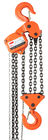 acier orange manuel du bloc 10T à chaînes pour l'usage de levage d'entrepôt