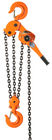 Orange manuelle de cadre en acier de grue à chaînes du levier 9t pour l'usage de levage