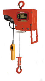 100 grue électrique de câble métallique de kg/200 kilogrammes, utilisation électrique d'entrepôt de grue