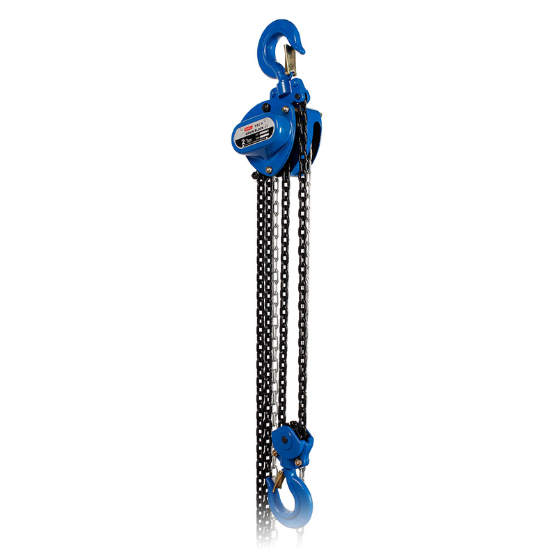 5 mm Diamètre de la chaîne 2T 3m/min 12m Ascenseur Bloc de chaîne manuel